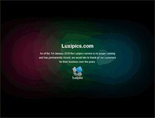 Tablet Screenshot of luxipics.com